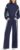 Casly Lamiit Women’s 2 Piece Lounge Outfits Zip Up Sweat Set Contrast Striped Wide Leg Jogging Pants Travel Track Suit