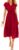 BTFBM Women Summer Bohemian Floral Casual Wrap V Neck Ruffle Cap Sleeveless Belt A-Line Pleated Hem Midi Sun Dress White