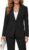 Kelyaa Women’s 2 Piece Suit Notched Lapel One Button Slim Fit Business Office Work Tuxedo Blazer Pants Set