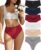 sosusu Seamless Underwear for Women Cotton Thongs High Waisted Soft Breathable No Show Panties Invisible Stretch 6 Pack