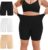 INNERSY Plus Size Womens XL-5XL Slip Shorts for Under Dresses Anti-Chafing Smooth Summer Shorts 3-Pack