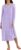 Ekouaer Women’s Long Sleeve Nightgown Long Sleepshirt Henley Nightgowns Full Length Sleep Dress with Pockets S-3XL
