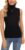 Sleeveless Turtlenecks Tops for Women Lightweight Knit Sleeveless Vest Stretchy Turtleneck