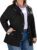 Bloggerlove Rain Jacket Women Plus Size Long Raincoat with Hood Waterproof Outdoor Trench Coat