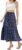Abaadlw Maxi Skirts for Women with Pockets Long Midi Length Casual Skirt for Holiday