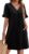 OFEEFAN Summer Dresses for Women Ruffle Short Sleeve V Neck Casual Shift Dress with Pockets