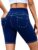 VOOVEEYA 5″/8″ High Waisted Yoga Biker Shorts with Pockets for Women – Butt Lifting Workout Spandex Booty Gym Shorts