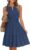 MEROKEETY Women’s 2026 Summer Casual Mini Sundress Beach Vacation Sleeveless V Neck Flowy A Line Dress with Pockets