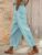 LOVESHOOT Women Linen Pants Summer 2026 High Waist Comfy Gauze Slacks Lightweight Casual Loose Trousers with Pockets