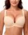 Upushall Push Up Padded Bra Add 1 Cup Balconette Underwire Support Back Smoothing T-Shirt Bras for Women