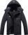 MOERDENG Women’s Waterproof Ski Jacket Warm Winter Coat Outdoor Windbreaker Hiking Snowboarding Jacket