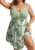 Hanna Nikole Womens Plus Size Swim Dress Swimsuit One Piece Tummy Control Bathing Suit Flowy Body Shaping Swimwear