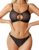 Avidlove Mesh Lingerie Set for Women Cut Out Sexy Bra and Panty Sets 2 Piece Sheer Lingerie