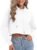 Women’s Drawstring Cropped Hoodie Casual Hoodies for Women Workout Crop Tops Sweatshirt Long Sleeve Crop Top