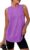 Womens Workout Tank Tops Lightweight Sleeveless Shirts for Women Loose Fit Tops for Athletic Running Tennis Yoga