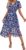 PRETTYGARDEN Women’s Summer Floral Boho Maxi Dress Short Sleeve Wrap V Neck Ruffle Long Flowy Beach Wedding Guest Dresses