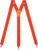 Womens Suspenders – Y Back Style – 1″ Width – Comfortably Adjustable Elastic Straps and Metal Clips