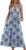 WIHOLL Summer Dresses for Women Flowy Casual Midi Dress Beach Vacation Sundresses with Pockets