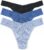 hanky panky – Daily Lace Original Rise Thongs for Women 3 Pack | One Size (4-14) | Lacy thong underwear, lingerie panties